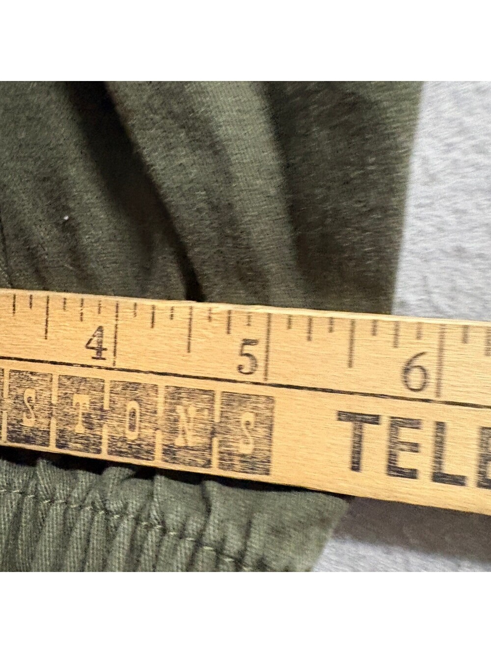 Refuge Womens Cargo Jogger Pants XS Green Elastic Waist Drawstring Pockets - Picture 8 of 13